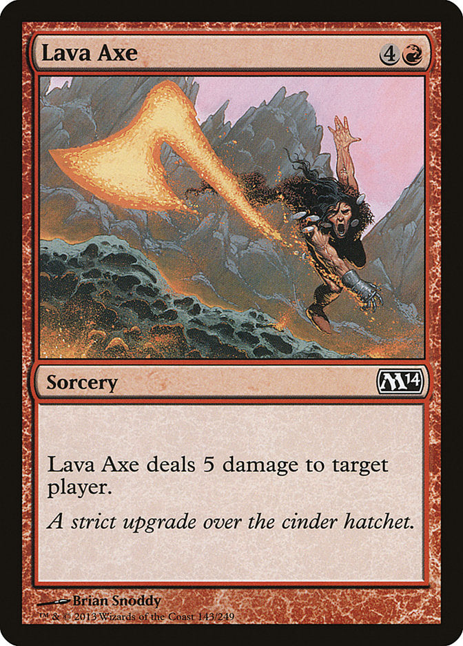 Lava Axe [Magic 2014] | Tables and Towers