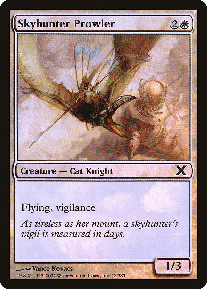 Skyhunter Prowler (Premium Foil) [Tenth Edition] | Tables and Towers