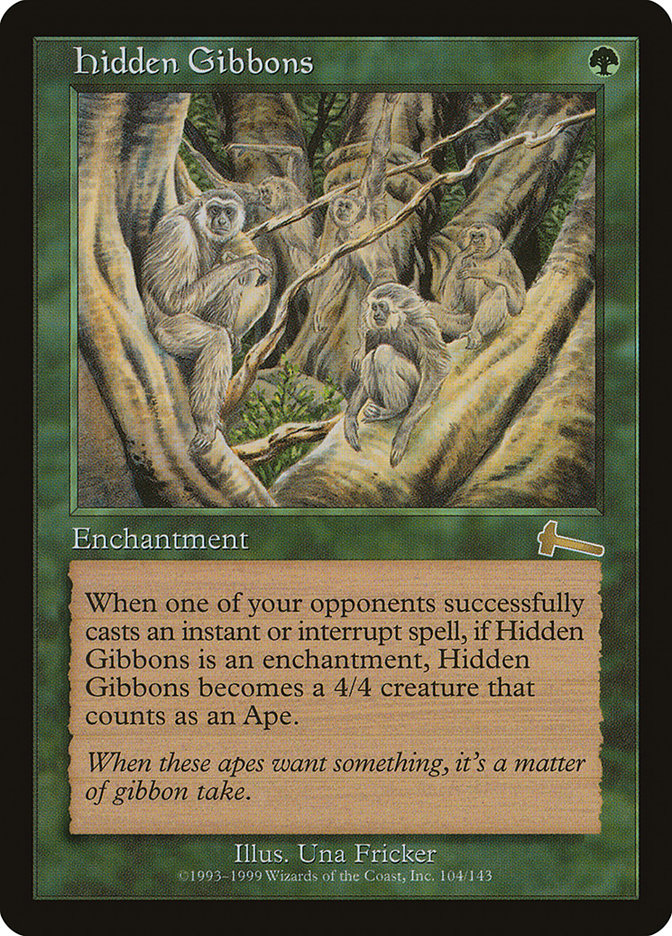 Hidden Gibbons [Urza's Legacy] | Tables and Towers