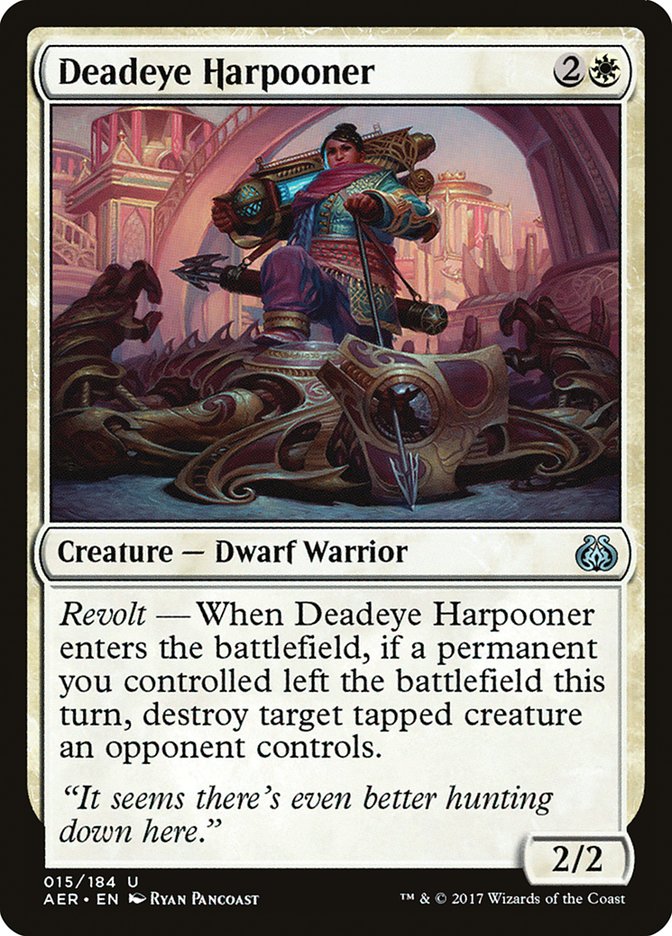 Deadeye Harpooner [Aether Revolt] | Tables and Towers