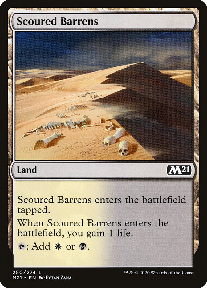 Scoured Barrens [Core Set 2021] | Tables and Towers