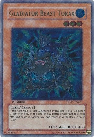 Gladiator Beast Torax [GLAS-EN081] Ultimate Rare | Tables and Towers