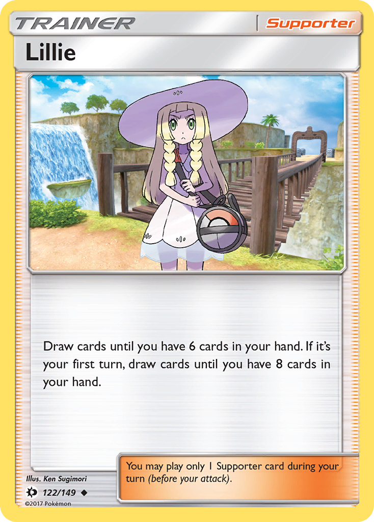 Lillie (122/149) [Sun & Moon: Base Set] | Tables and Towers