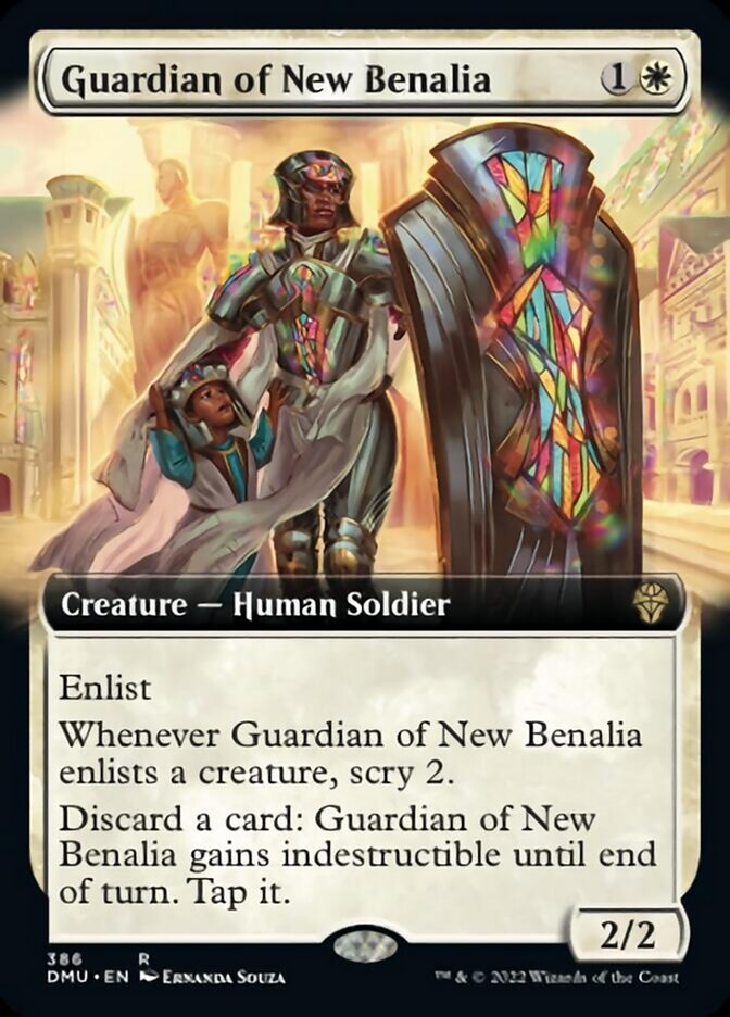 Guardian of New Benalia (Extended Art) [Dominaria United] | Tables and Towers