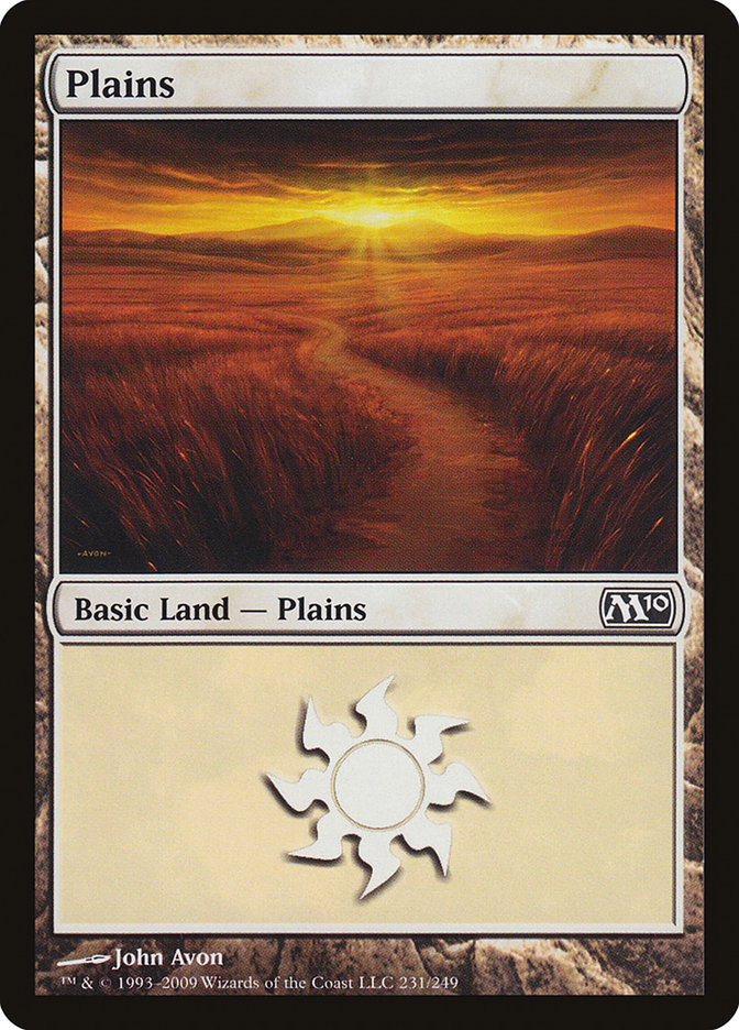 Plains (231) [Magic 2010] | Tables and Towers