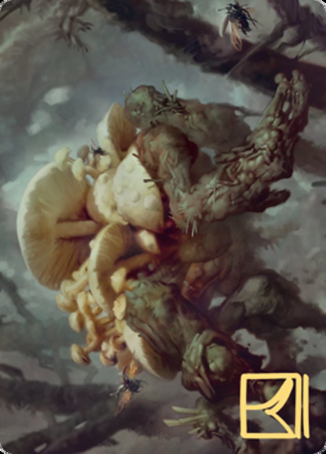 Swarm Shambler Art Card (Gold-Stamped Signature) [Zendikar Rising Art Series] | Tables and Towers