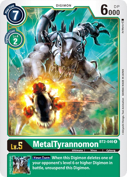 MetalTyrannomon [BT2-046] [Release Special Booster Ver.1.0] | Tables and Towers