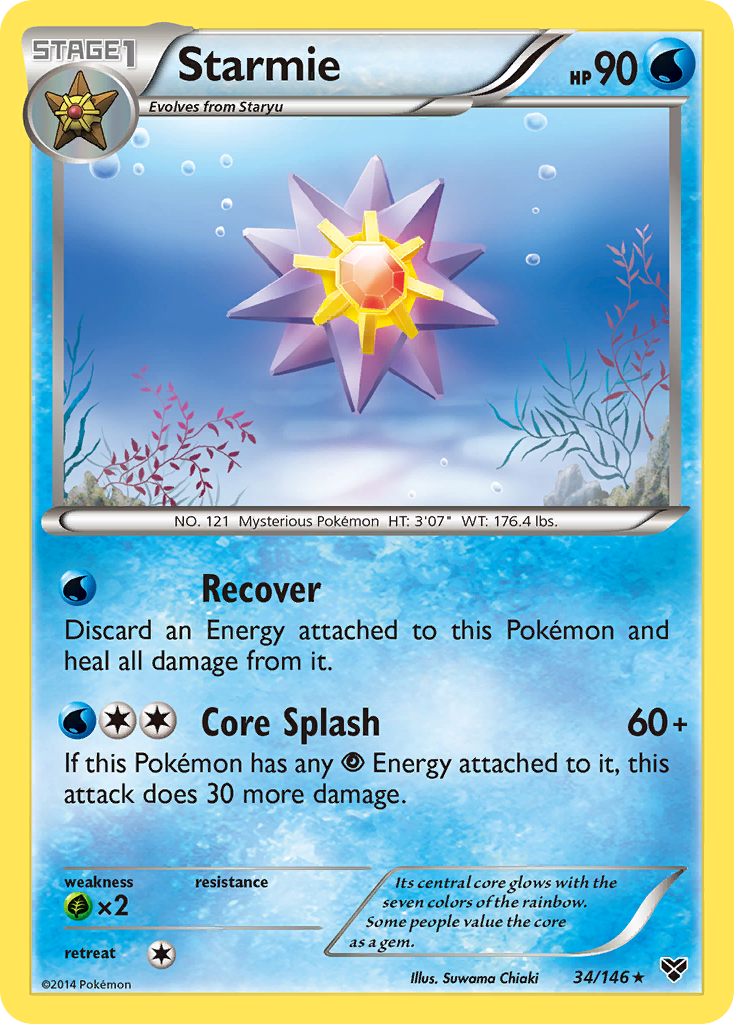 Starmie (34/146) [XY: Base Set] | Tables and Towers