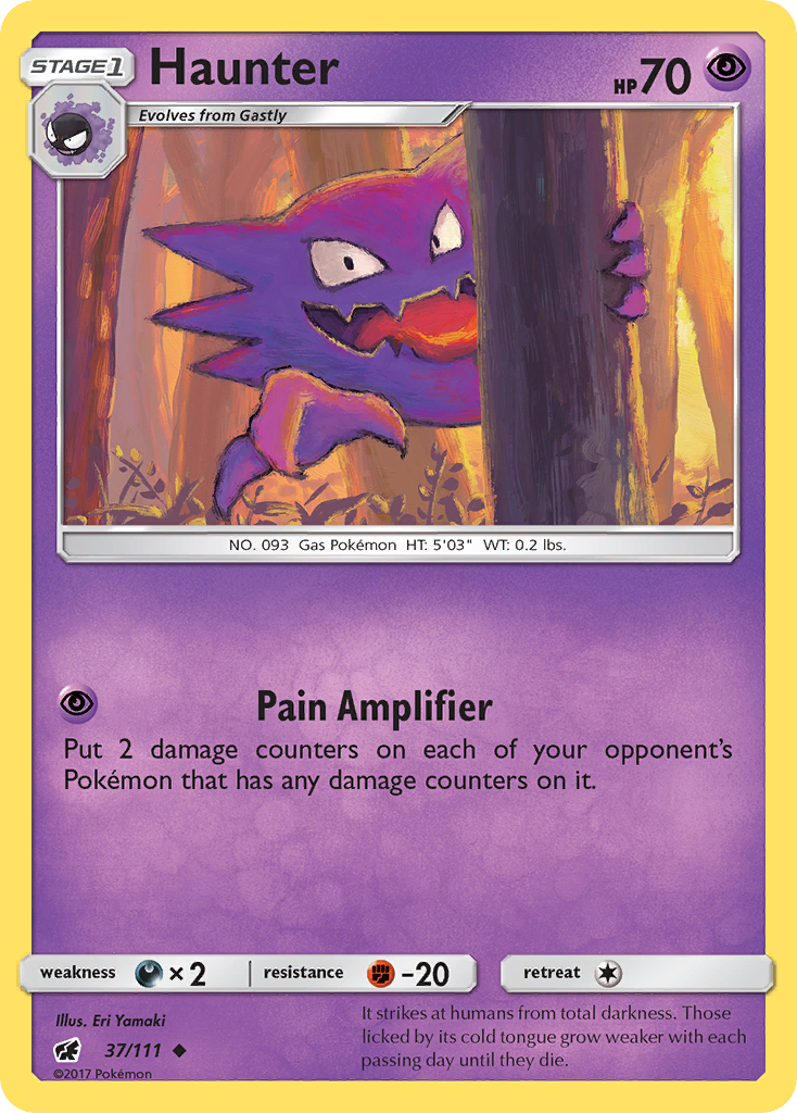 Haunter (37/111) [Sun & Moon: Crimson Invasion] | Tables and Towers