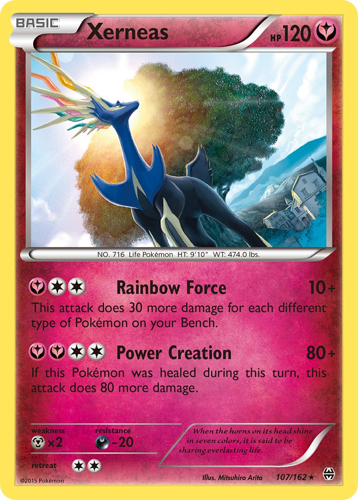 Xerneas (107/162) (Cosmos Holo) (Blister Exclusive) [XY: BREAKthrough] | Tables and Towers