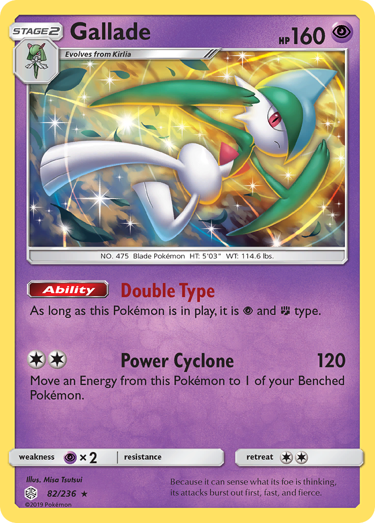 Gallade (82/236) [Sun & Moon: Cosmic Eclipse] | Tables and Towers