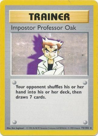 Impostor Professor Oak (73/102) [Base Set Shadowless Unlimited] | Tables and Towers