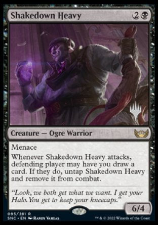 Shakedown Heavy (Promo Pack) [Streets of New Capenna Promos] | Tables and Towers