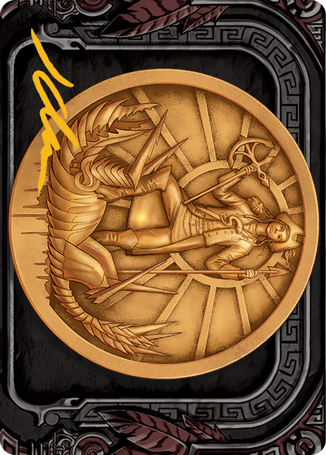 Captain Lannery Storm Art Card (Gold-Stamped Signature) [March of the Machine Art Series] | Tables and Towers