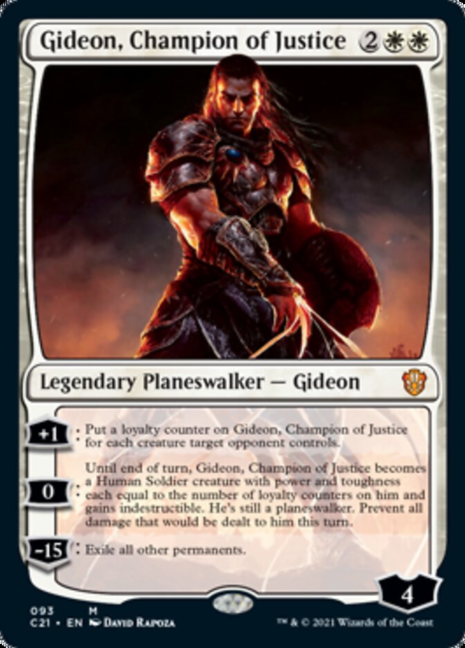 Gideon, Champion of Justice [Commander 2021] | Tables and Towers