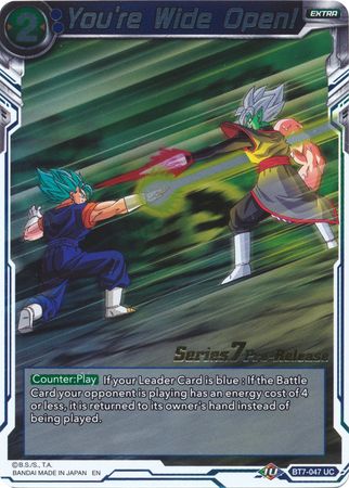 You're Wide Open! (BT7-047_PR) [Assault of the Saiyans Prerelease Promos] | Tables and Towers