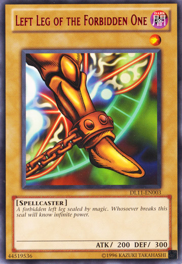 Left Leg of the Forbidden One (Red) [DL11-EN003] Rare | Tables and Towers