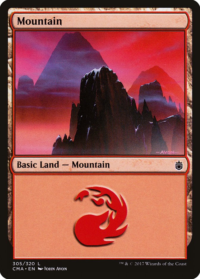 Mountain (305) [Commander Anthology] | Tables and Towers