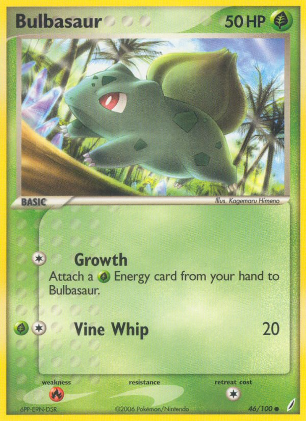 Bulbasaur (46/100) [EX: Crystal Guardians] | Tables and Towers