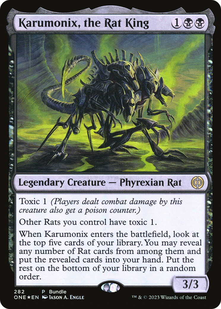 Karumonix, the Rat King (Bundle) [Phyrexia: All Will Be One] | Tables and Towers