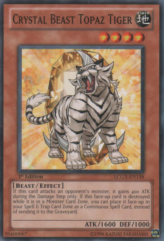 Crystal Beast Topaz Tiger [LCGX-EN158] Common | Tables and Towers