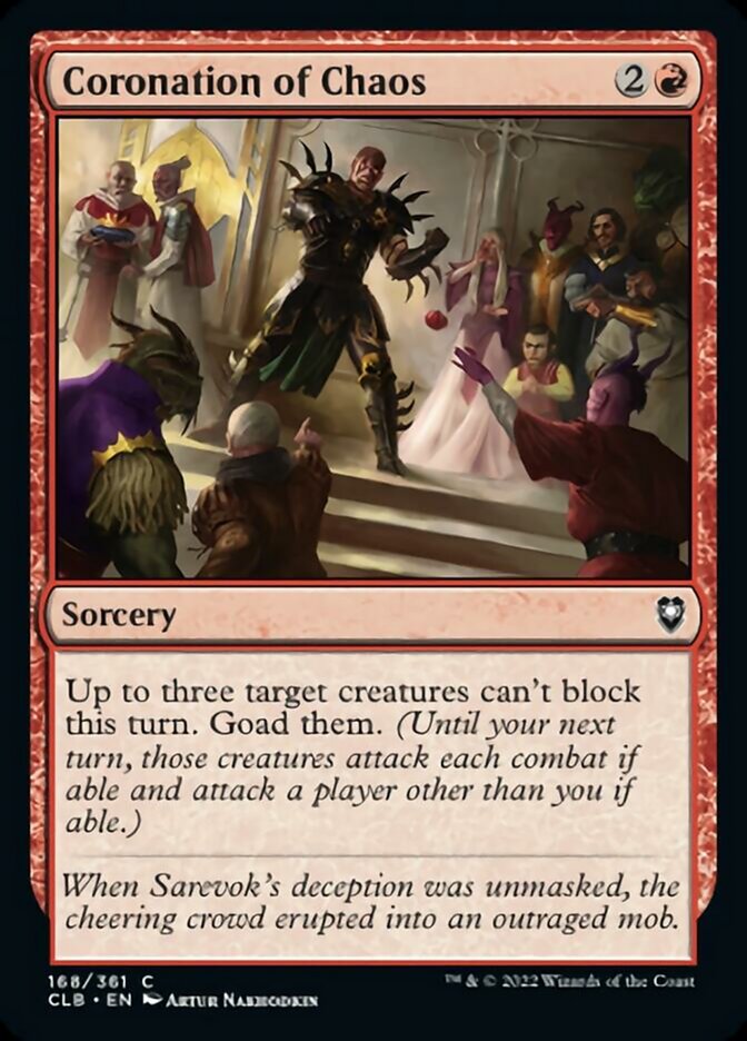 Coronation of Chaos [Commander Legends: Battle for Baldur's Gate] | Tables and Towers