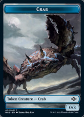 Crab // Food (18) Double-Sided Token [Modern Horizons 2 Tokens] | Tables and Towers