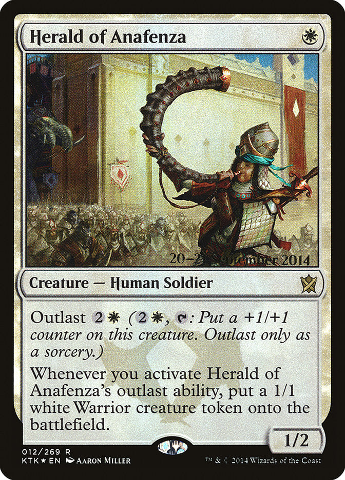 Herald of Anafenza [Khans of Tarkir Prerelease Promos] | Tables and Towers