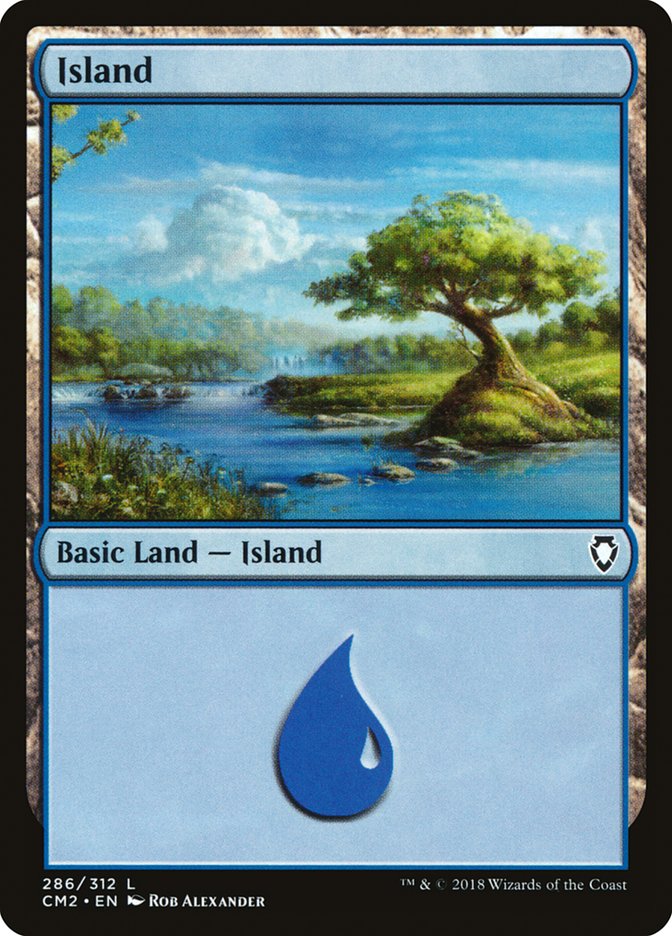 Island (286) [Commander Anthology Volume II] | Tables and Towers