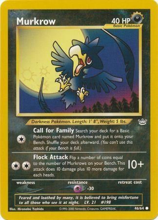 Murkrow (46/64) [Neo Revelation Unlimited] | Tables and Towers