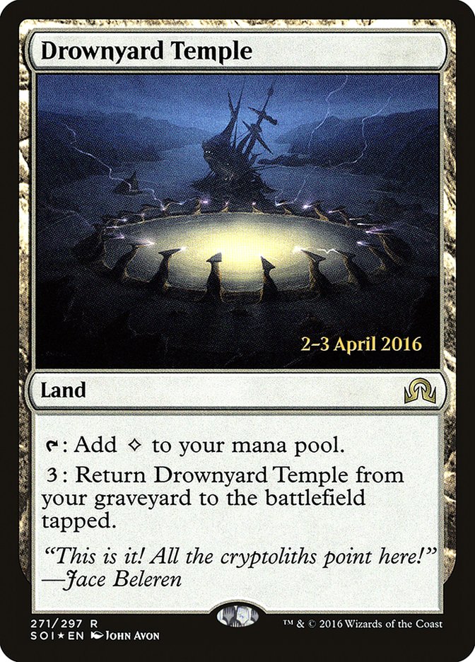 Drownyard Temple [Shadows over Innistrad Prerelease Promos] | Tables and Towers