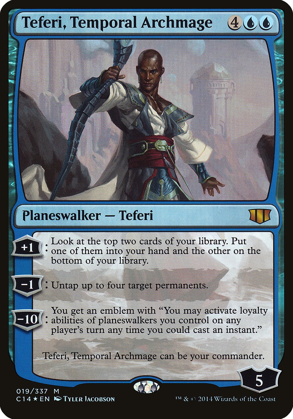 Teferi, Temporal Archmage (Oversized) [Commander 2014 Oversized] | Tables and Towers