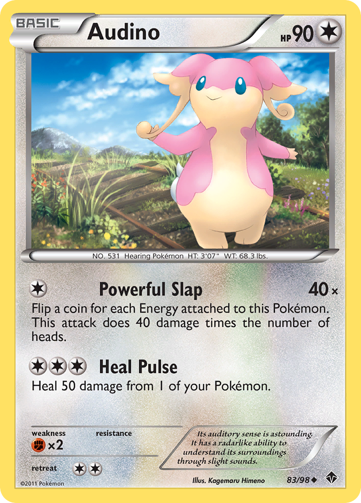 Audino (83/98) [Black & White: Emerging Powers] | Tables and Towers