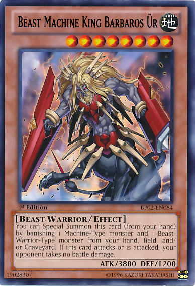 Beast Machine King Barbaros Ur [BP02-EN084] Mosaic Rare | Tables and Towers