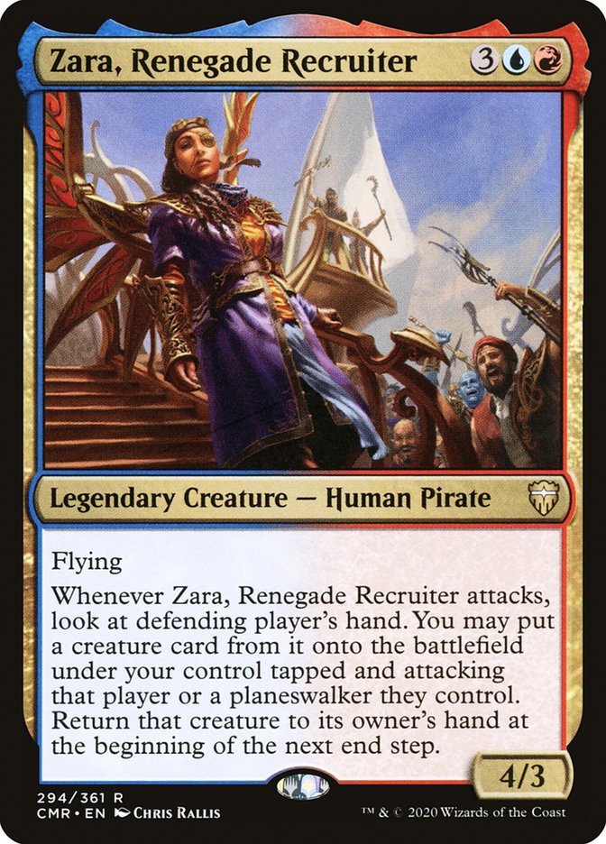 Zara, Renegade Recruiter [Commander Legends] | Tables and Towers