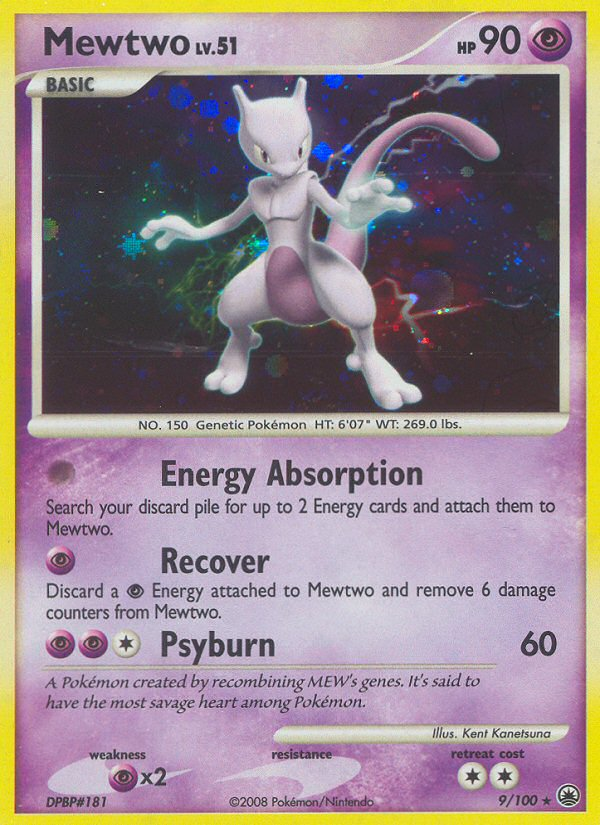 Mewtwo (9/100) [Diamond & Pearl: Majestic Dawn] | Tables and Towers