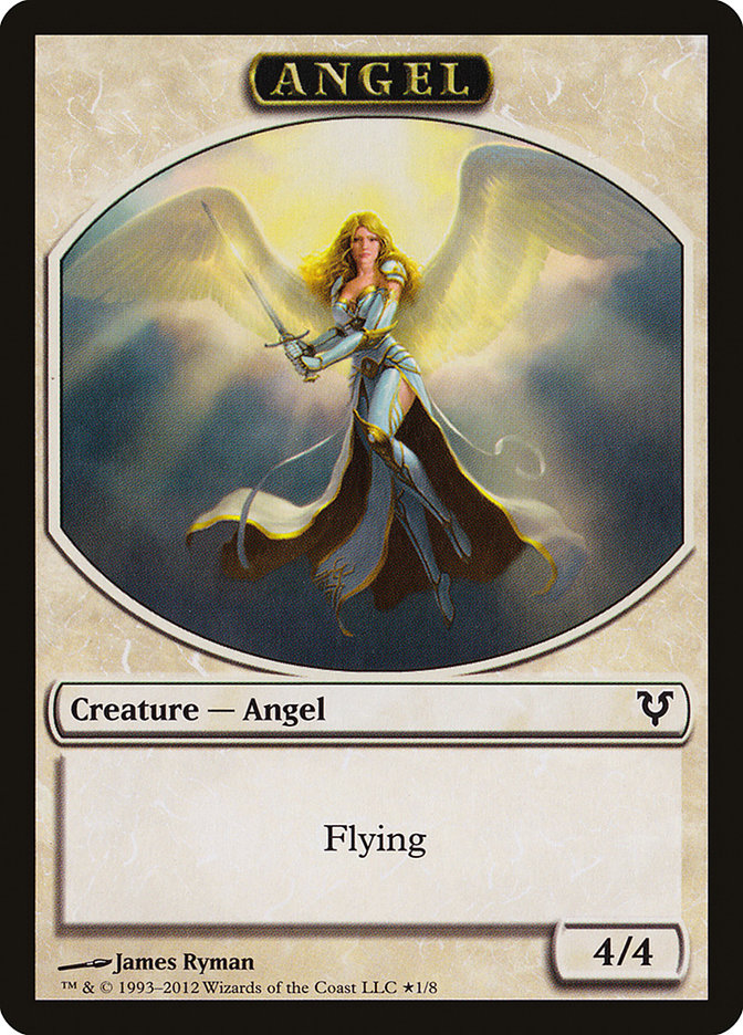 Angel // Demon Double-Sided Token [Open the Helvault] | Tables and Towers