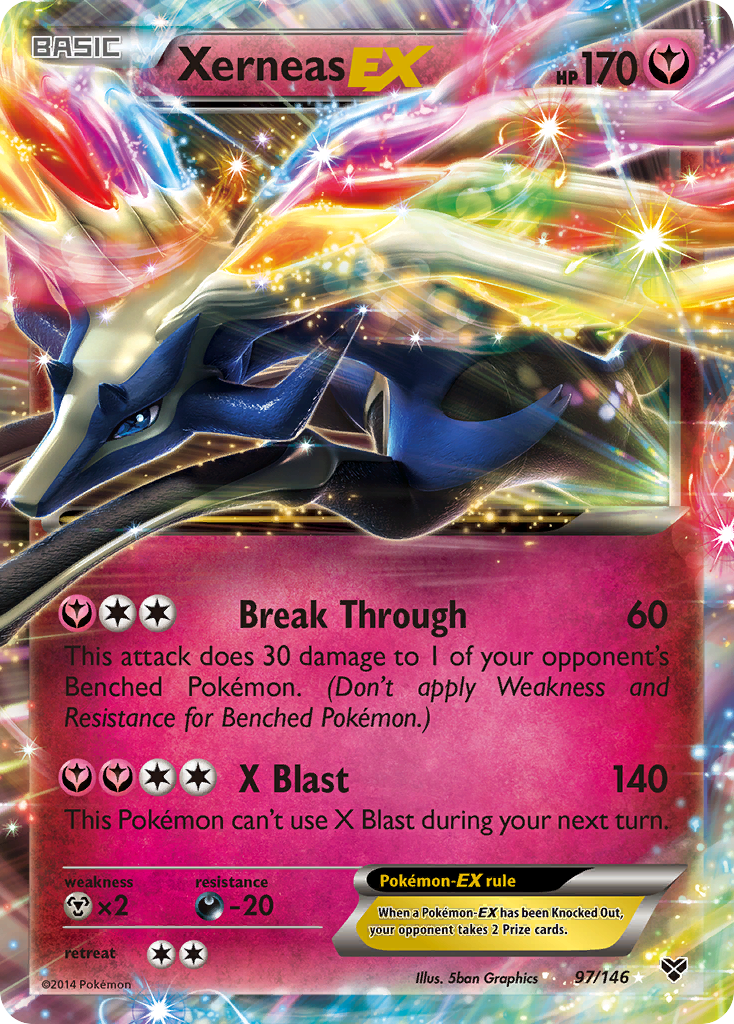 Xerneas EX (97/146) [XY: Base Set] | Tables and Towers