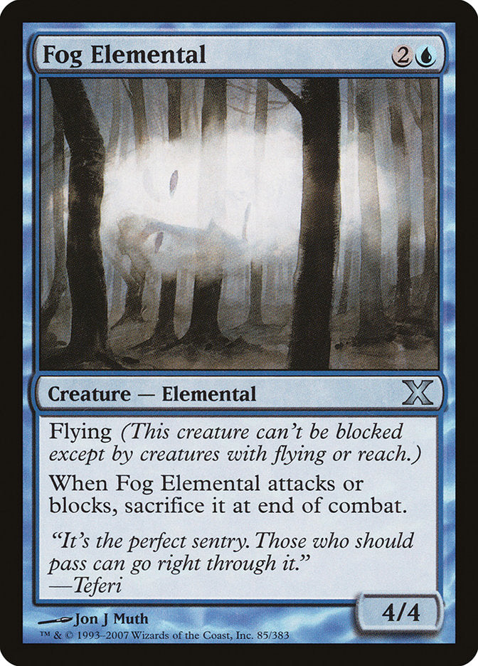 Fog Elemental [Tenth Edition] | Tables and Towers