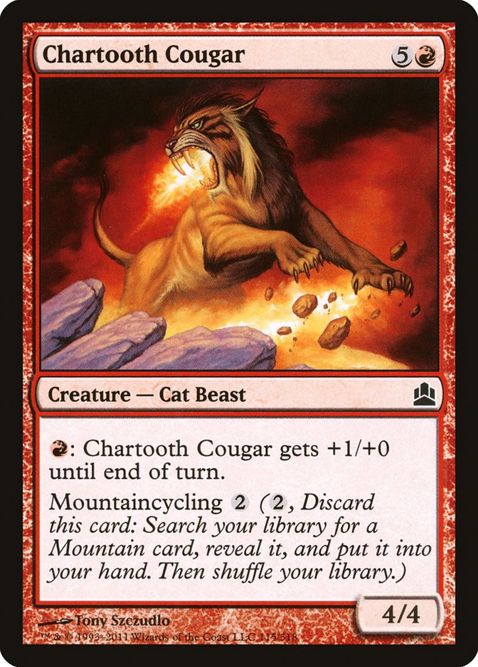 Chartooth Cougar [Commander 2011] | Tables and Towers