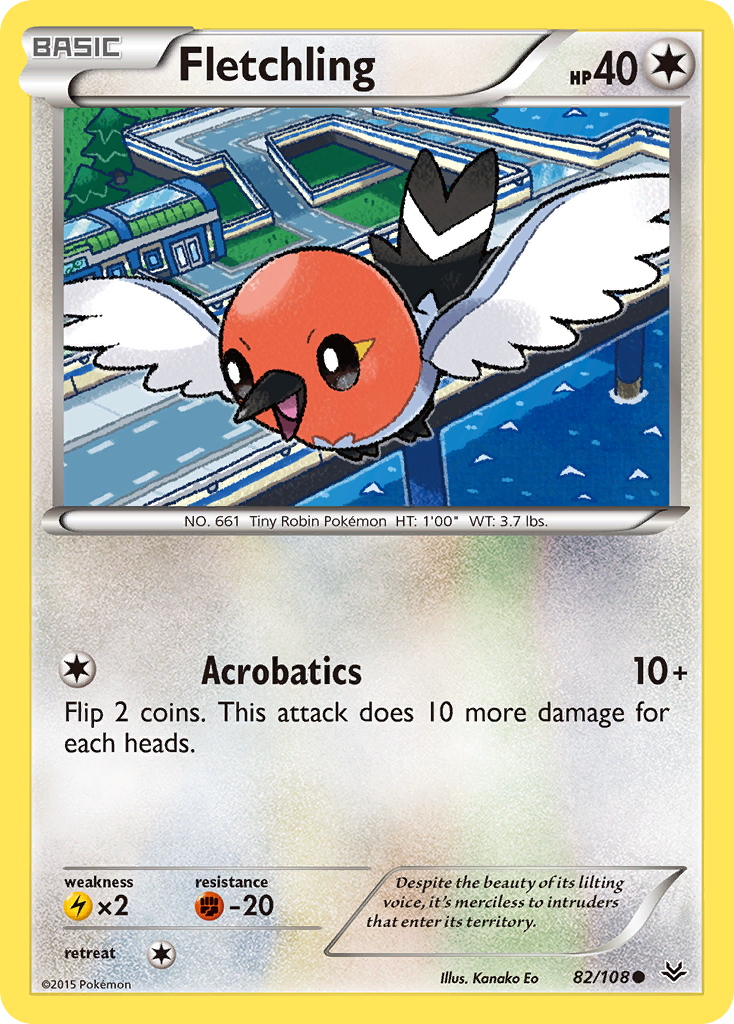 Fletchling (82/108) [XY: Roaring Skies] | Tables and Towers