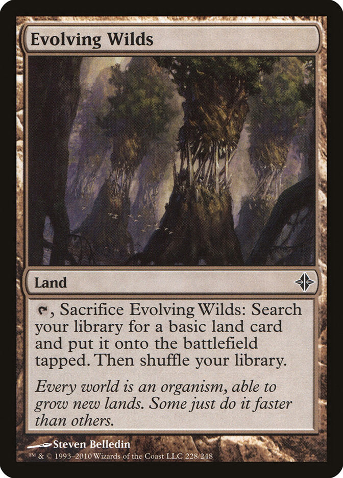 Evolving Wilds [Rise of the Eldrazi] | Tables and Towers