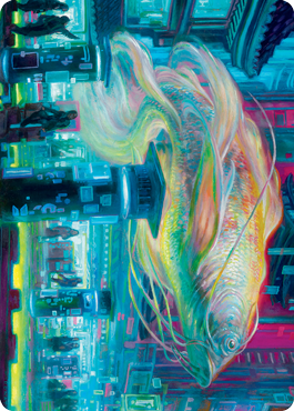 Skyswimmer Koi Art Card [Kamigawa: Neon Dynasty Art Series] | Tables and Towers