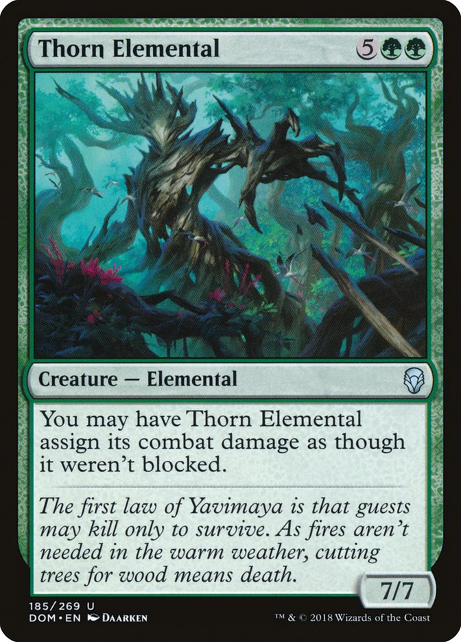 Thorn Elemental [Dominaria] | Tables and Towers