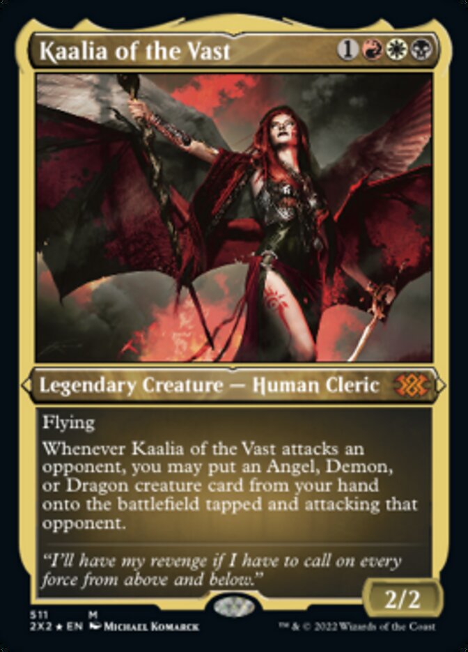 Kaalia of the Vast (Foil Etched) [Double Masters 2022] | Tables and Towers