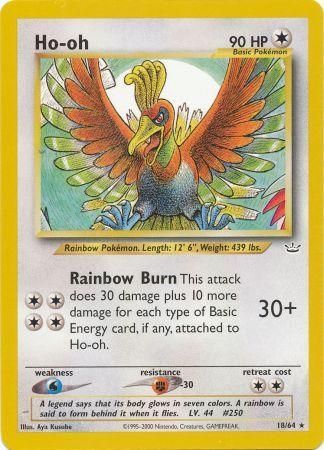 Ho-oh (18/64) [Neo Revelation Unlimited] | Tables and Towers