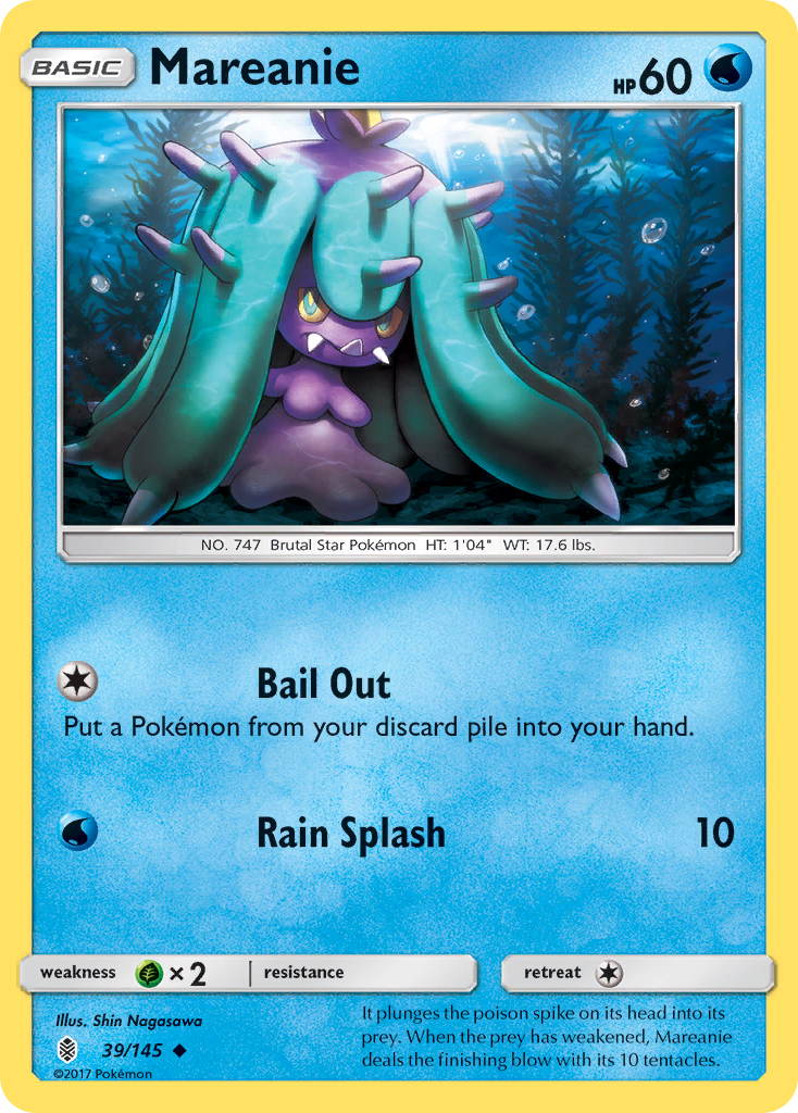 Mareanie (39/145) [Sun & Moon: Guardians Rising] | Tables and Towers