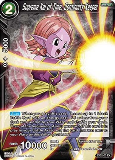 Supreme Kai of Time, Continuity Keeper (EX02-03) [Dark Demon's Villains] | Tables and Towers