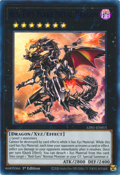 Red-Eyes Flare Metal Dragon (Blue) [LDS1-EN015] Ultra Rare | Tables and Towers