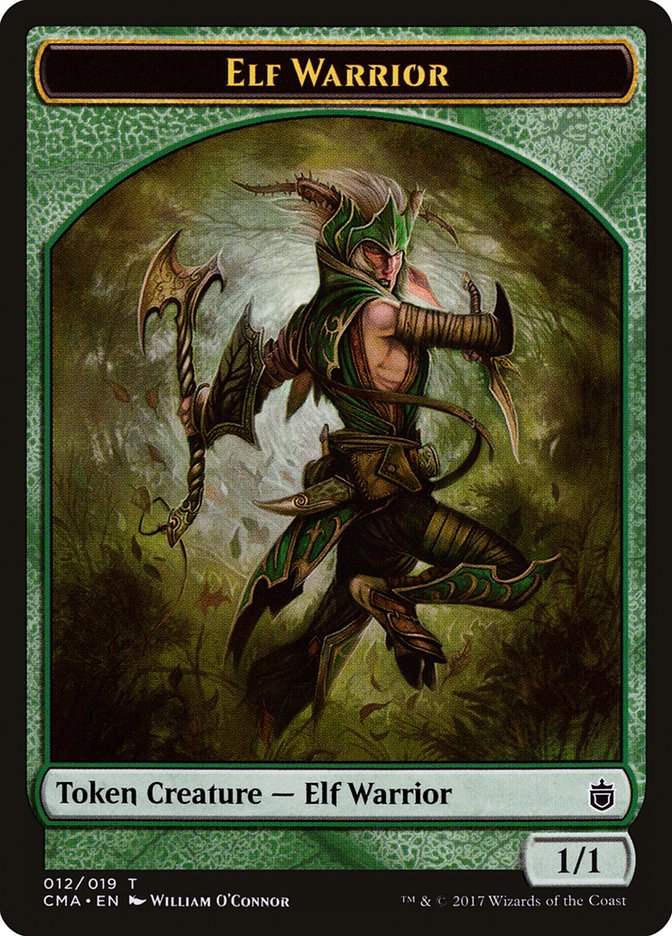 Elf Warrior Token [Commander Anthology Tokens] | Tables and Towers